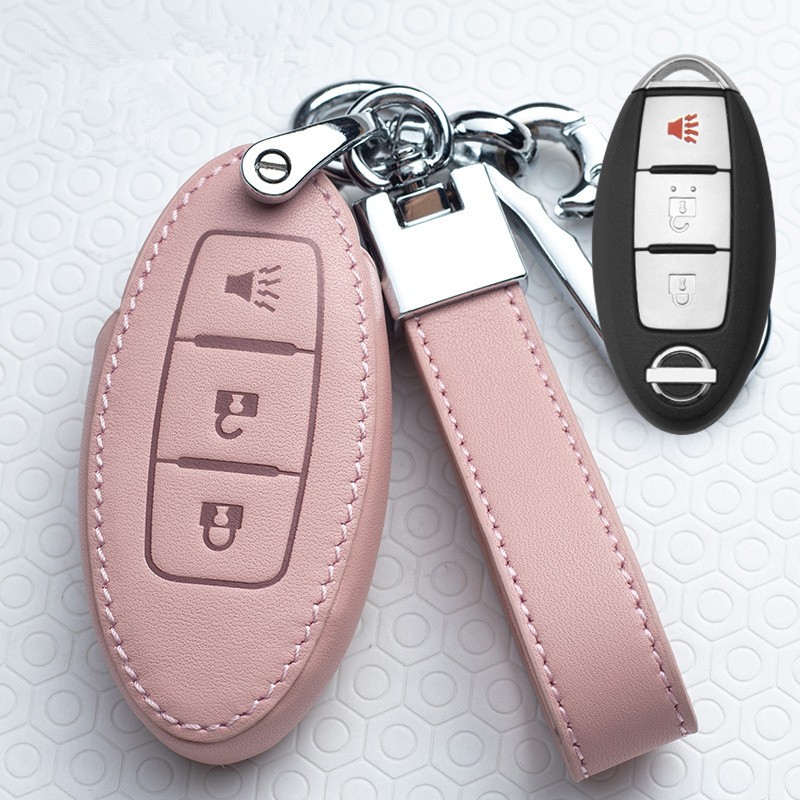 Car Key Ring Protector For Nissan Qashqai J10 J11 X-Trail t31 t32 Kicks Tiida Pathfinder Murano Note Juke 370Z Cube Micra