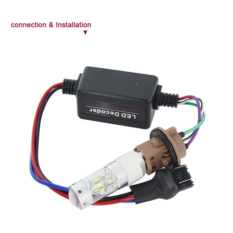 Selector Resistor 1156 P21W PY21W T20 7440 7443 LED Turn Signal Day Reverse Brake Fog Lights Download Error Free No Flickering Decoder