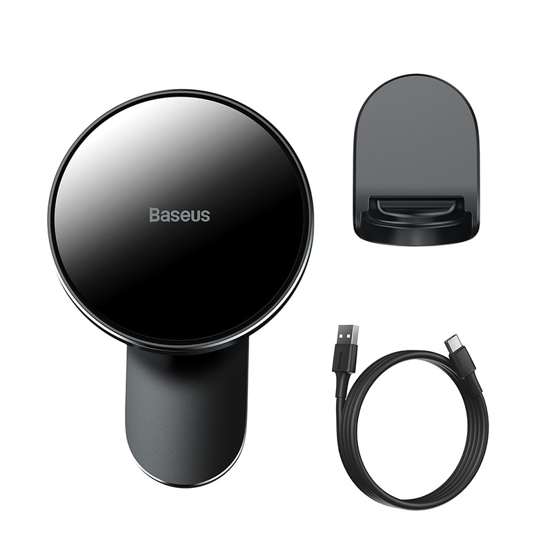 Baseus Car Mount Wireless Charger Magnetic Suction Dashboard Air Outlet Wireless Charging Holder for iPhone 12 13 Series