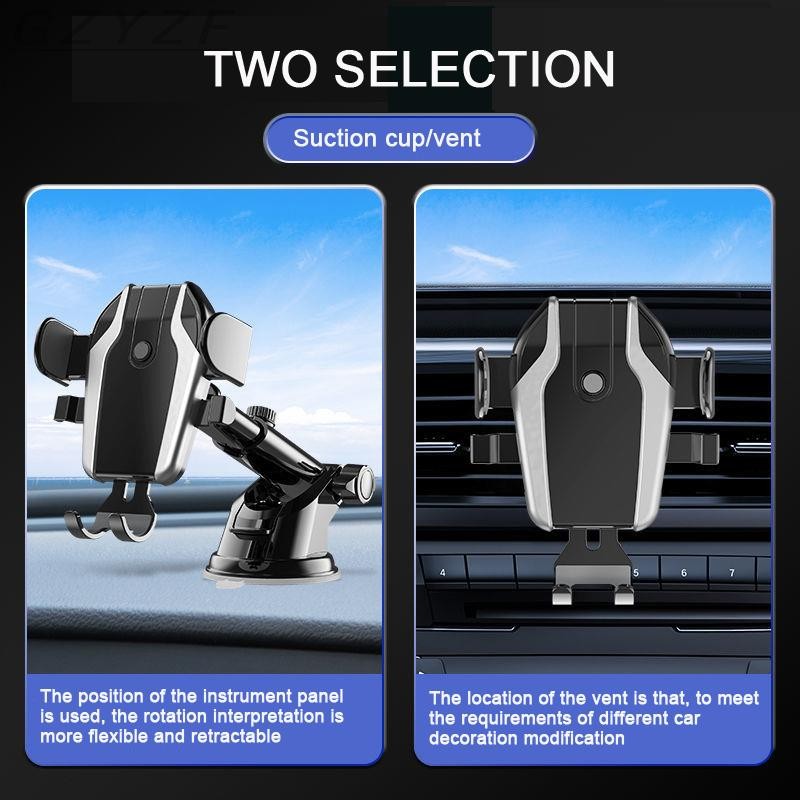 Gravity Suction Cup Adjustable Universal Car Phone Holder Stand Holder in Car GPS Mount for iPhone 12 Pro Max Xiaomi