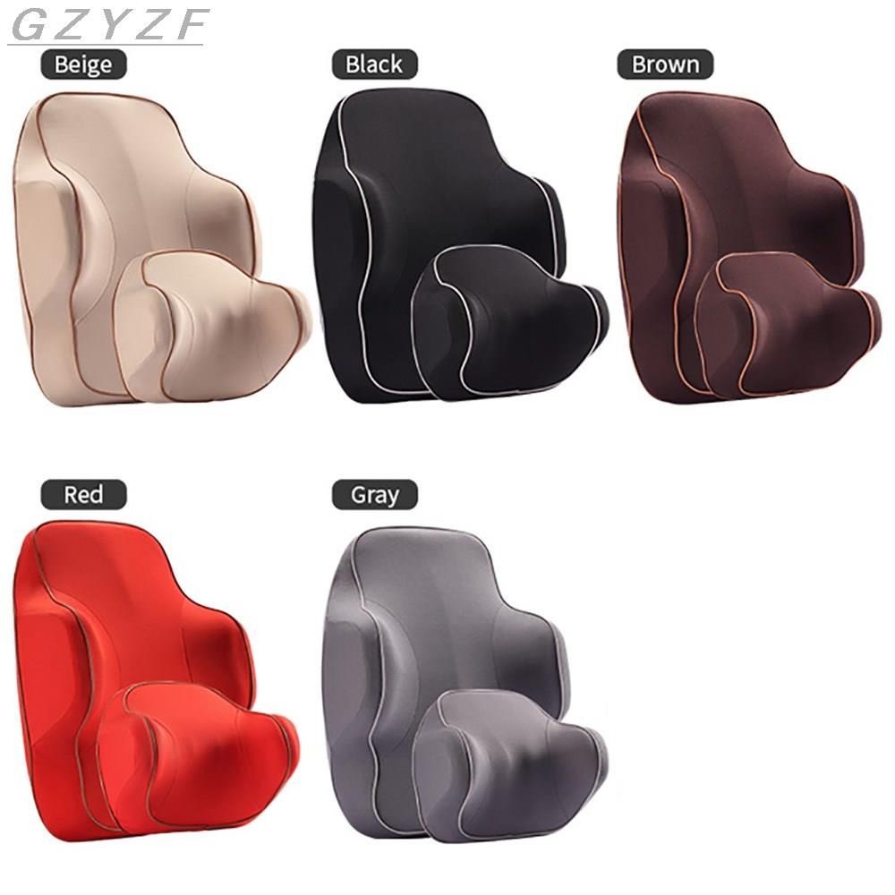 Memory Space Massage Car Neck Pillow Headrest Rest Universal Head Pillow Backrest Lumbar Supplier Pillow Car Accessories