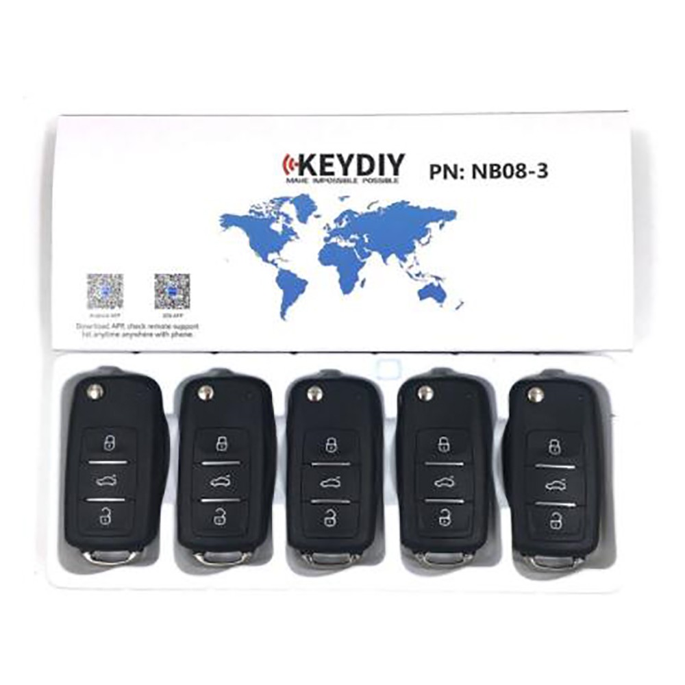 5pcs Multifunctional Universal Remote Key for KD900+URG200 KD-X2 NB-Series KEYDIY NB11 NB08 NB10 NB18 NB25 NB27 NB28 NB29 KD