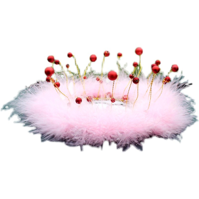 High-grade pearl feather car anti-slip mat dashboard mat perfume seat cushion mobile phone storage mat interior accessories