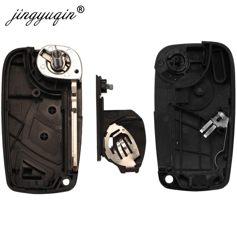 jingyuqin Folding Car Remote Key Shell Case For Fiat Iveco Daily MK4 2006 2007 2008 2009 2010 2011 GT10 Flip Key