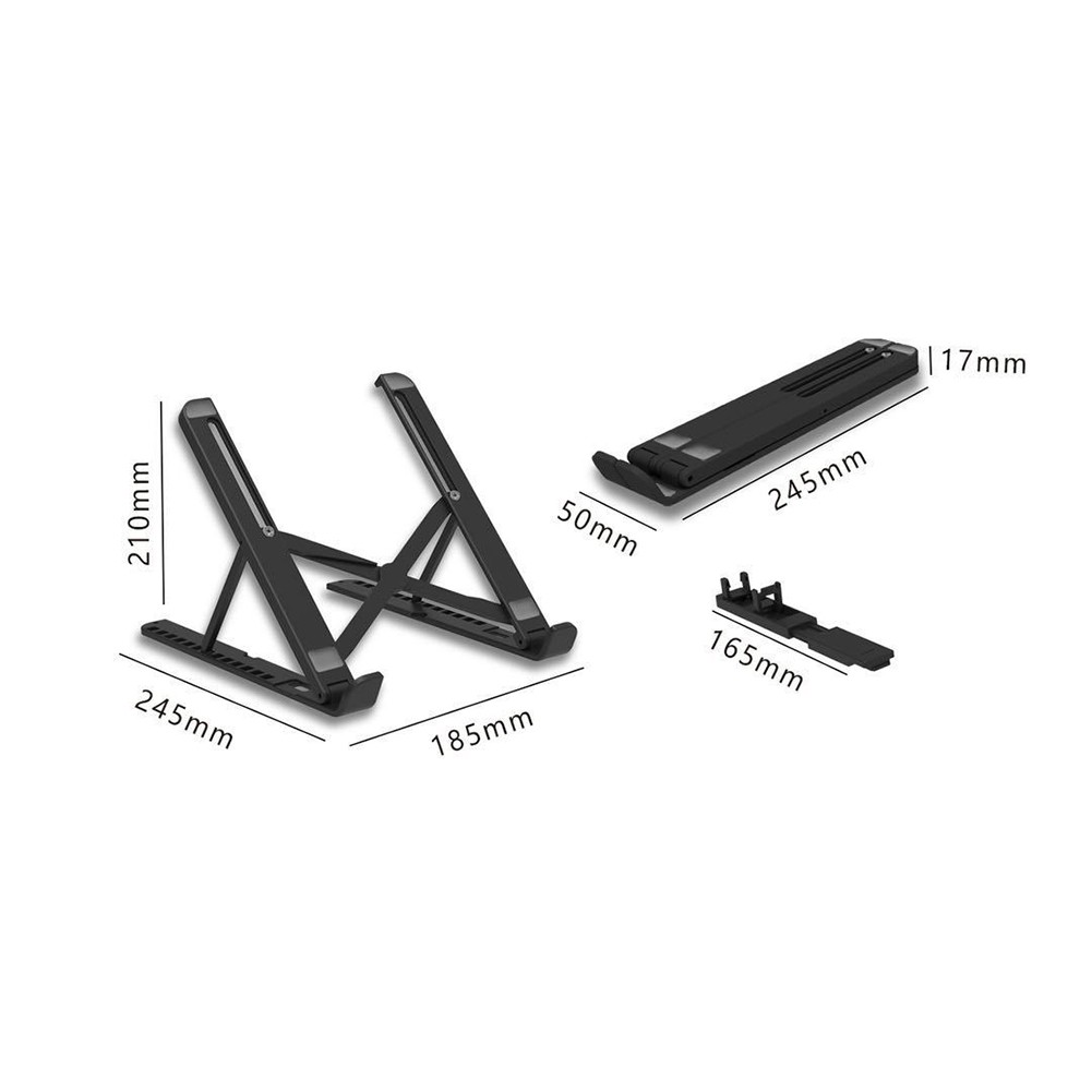 Foldable Desktop Laptop Stand Bracket Anti-slip Silicone Adjustable Stand Support Cooling Rack for Laptop Tablet Mobile Phone