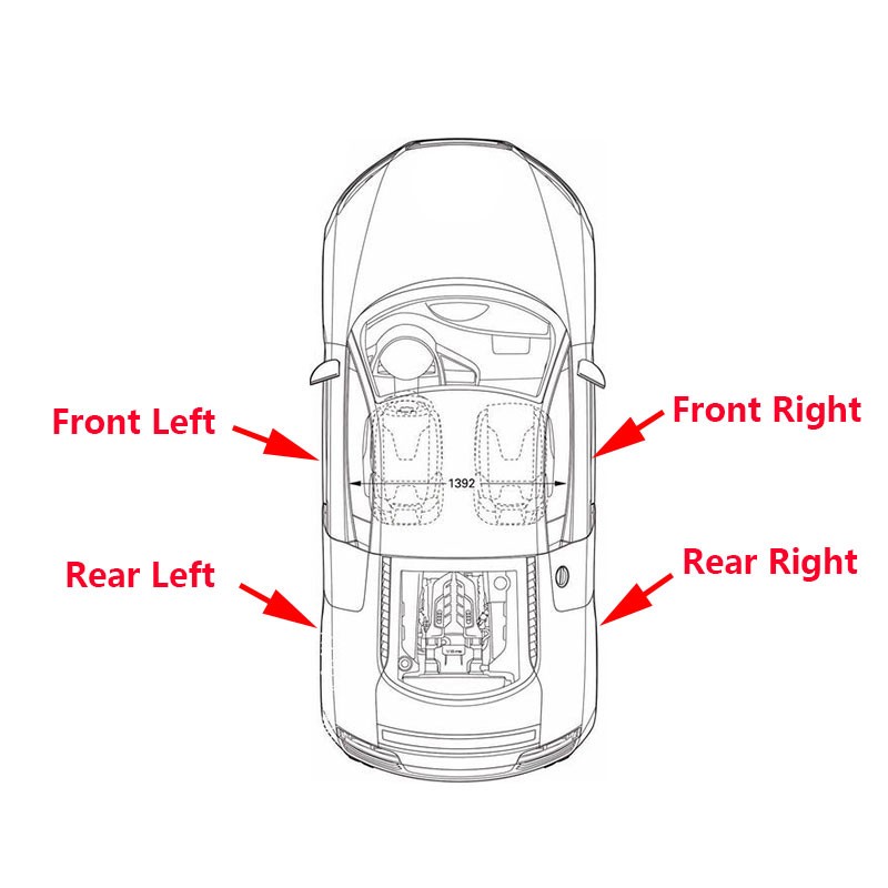 Inner Door Handle for Chery Arrizo 5 Front Rear Left Right Inner Door Handle