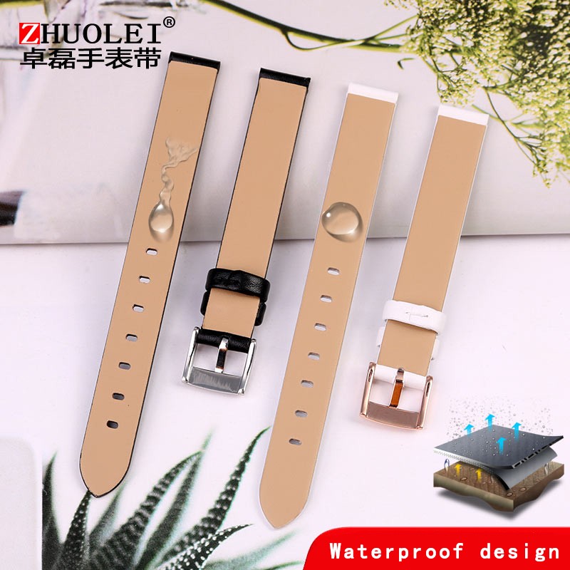 Genuine leather strap for Swarovski 5158517/5158544/5158972 watches accessories fashion bracelet 12mm small size female watch strap