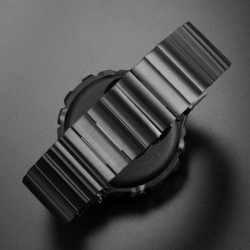 Stainless Steel Watch Band For Amazfit T-Rex Pro Huami Tyrannosaurus Rex Watch Outdoor Silicone Smart Sport Band