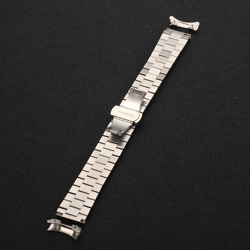 Solid Stainless Steel Watch Band 12mm 13 14 16 17 18mm 19 20mm 21 22mm Replacement Watch Strap 3 Rows Wristband Bracelet w/Tools