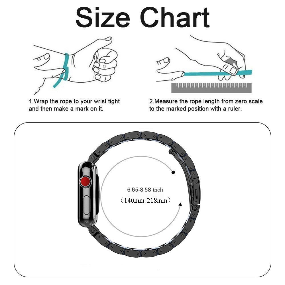 Metal Watch Bracelet for iwatch 4 5 6 SE 7 Band 44mm 40mm 41mm 45mm Replacement Diamond Strap for Apple Watch Series 3 38mm 42mm