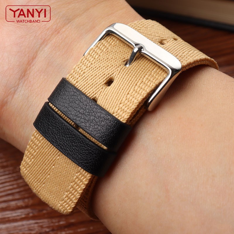 Senior nylon watch band 24mm for casio GA 2000 PRG-600YB-3 prg-650 PRW-6600 watch strap waterproof bracelet wrist band