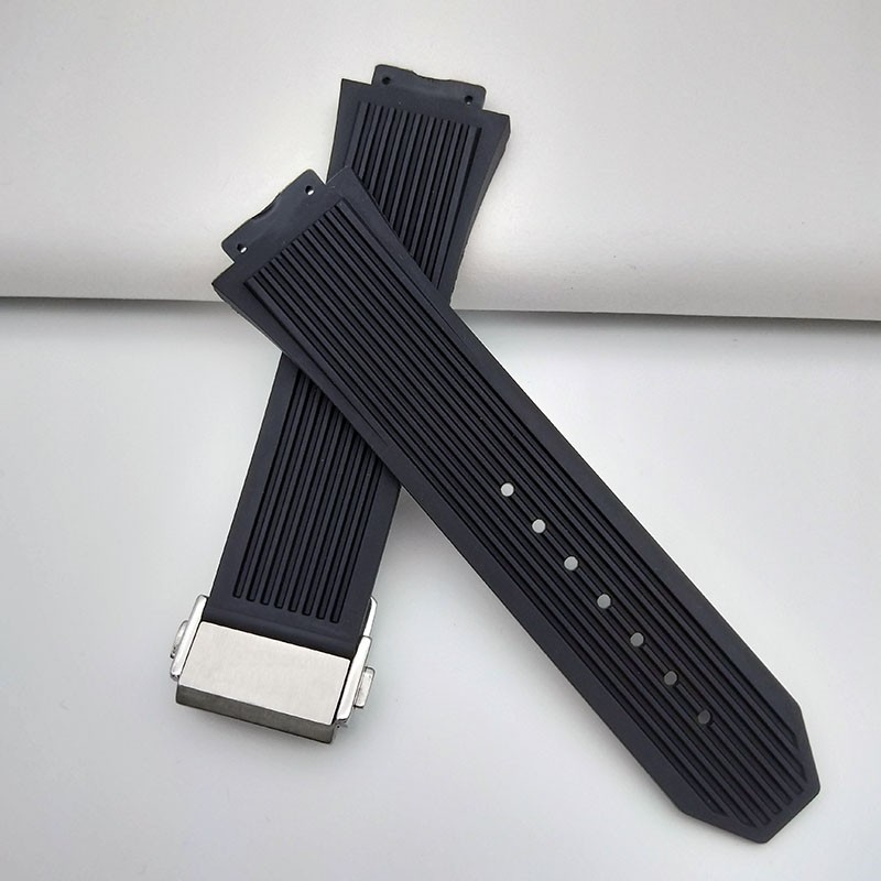 18mm20mm22mm2 4mm Watch Strap Stainless Steel Buckle For HUBLOT Fusion Classic Big Bang King Power Watch Chain Folding Clasp