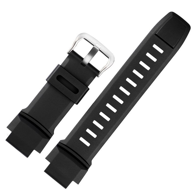 For Casio PRG-260/550/250/ PRG500 PRW-3500/2500/5100 High Quality Rubber Watch Strap Replacement Watchband With Tools 18mm Black