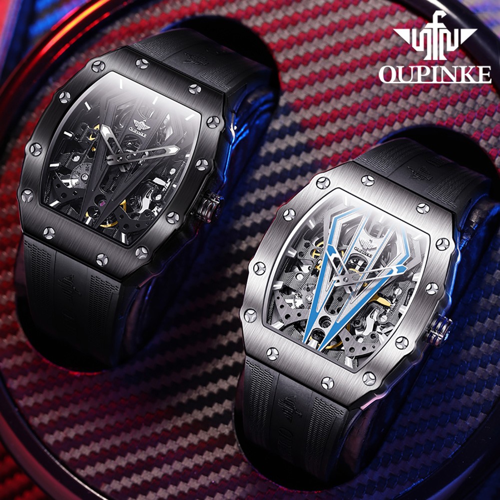 OUPINKE Luxury Brand Men's Mechanical Watches Automatic Swiss Movement Waterproof Sapphire Mirror Men Automatic Watches