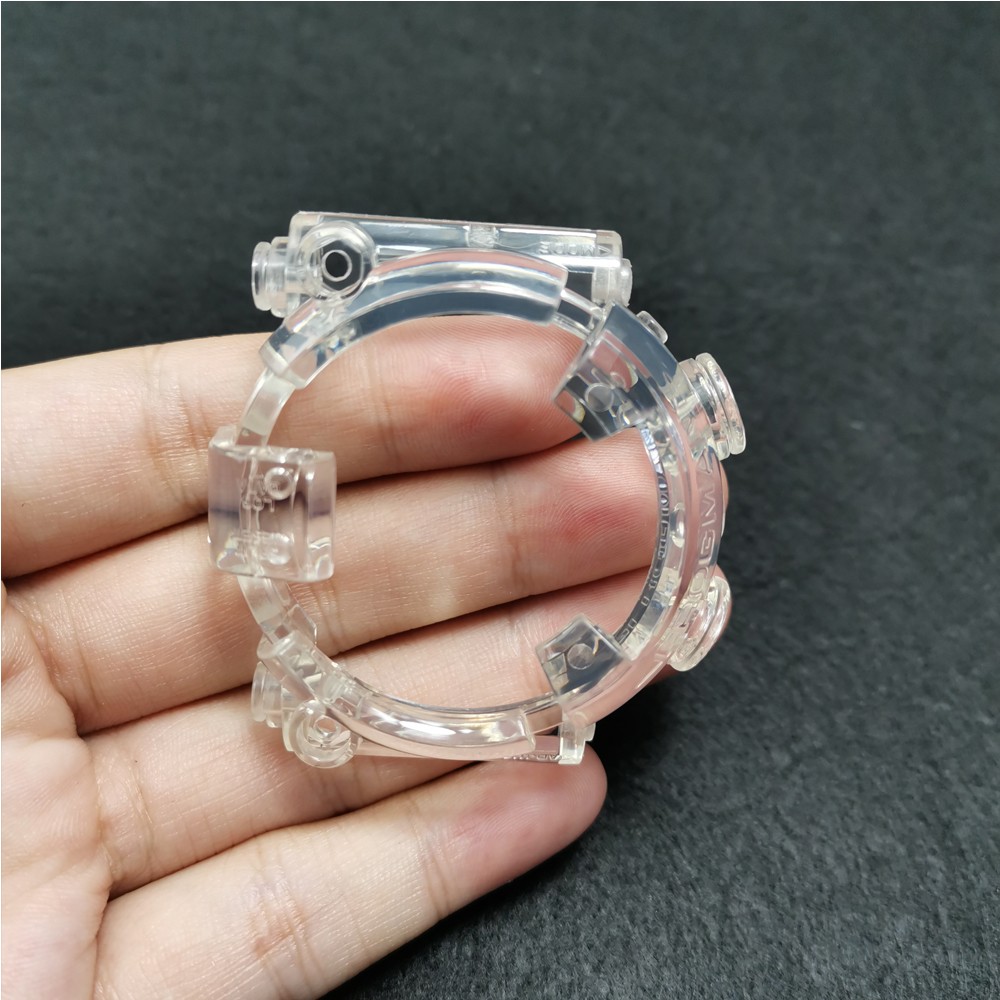 Ice Transparent Watchband Bezel for DW8200 Watch Cover Bracelet Silicone Watchband Replacement DW8200 Strap Accessories