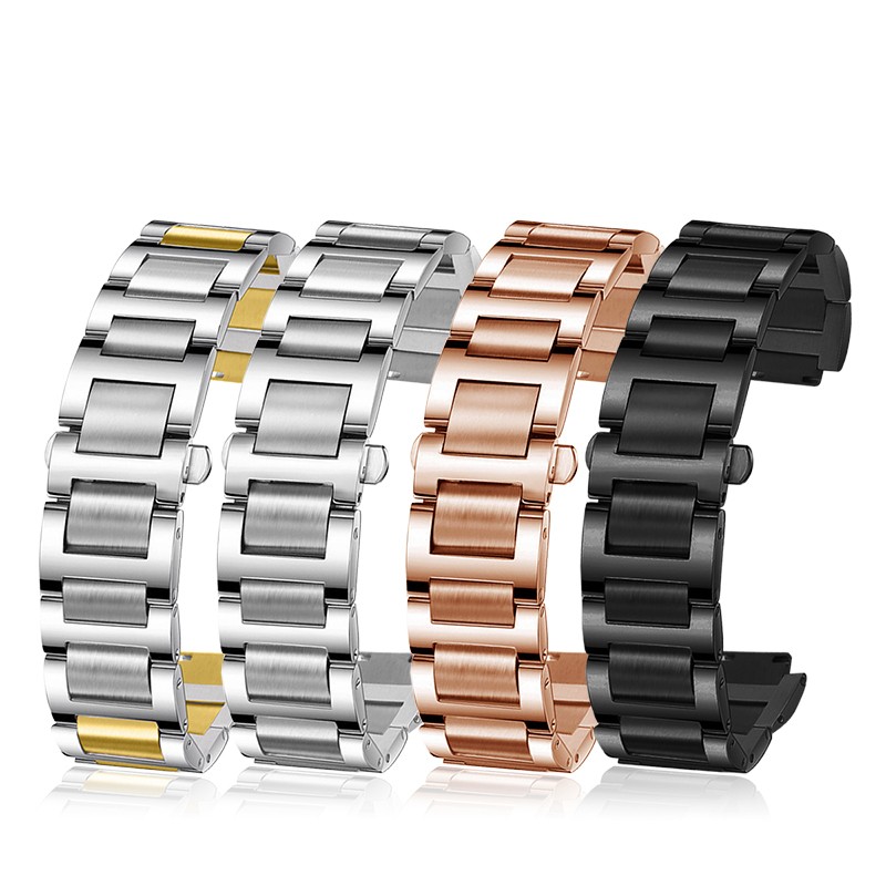 الفولاذ المقاوم للصدأ العروة نهاية watchband ل C-artier بالون بلو سلسلة 20*12 مللي متر 18*11 مللي متر 14*8 مللي متر W6920046 الأشرطة المرأة الرجال سوار