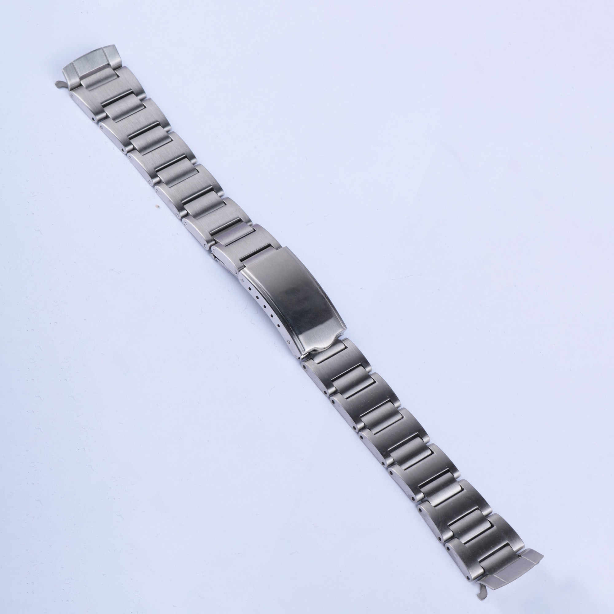 19mm Vintage 316L Hollow Curved End Watch Strap Band Bracelet for Seiko Watch 6139-6002 6000 6001 6005 6032 Chrono