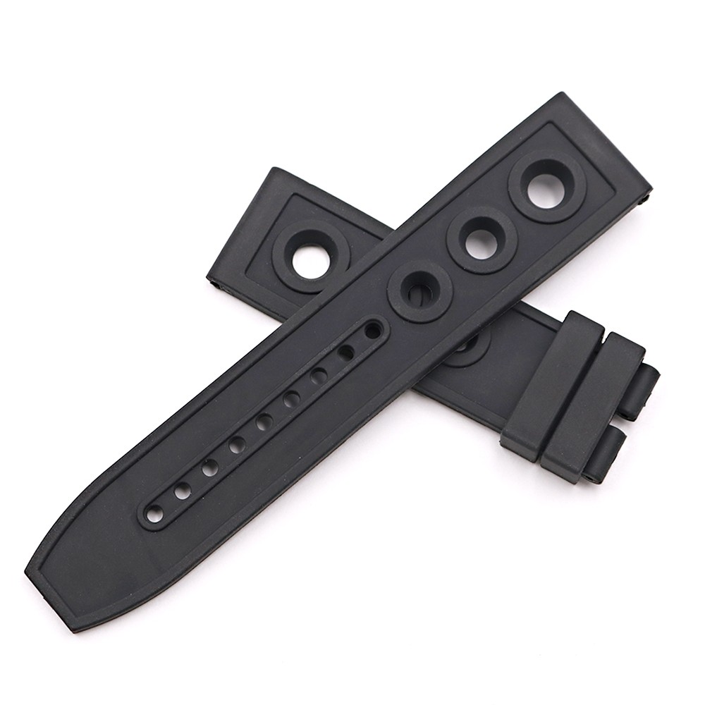 CARLYWET - Rubber and silicone replacement watch strap, 22 24 mm, wholesale, high quality, for Breitling Superocean