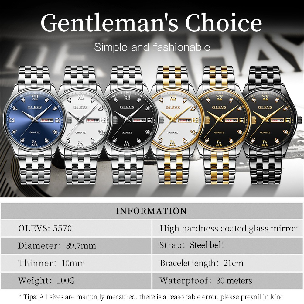 New High Quality Luxury Business Watch Men Quartz Wrist Watch Stainless Steel Classic Sports Watch Relogio Masculino