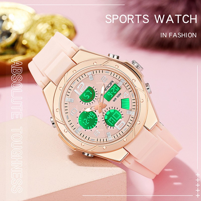 relogio feiminio Watch Women Luxury Rose Gold Women Men Sports Watches LED Electronic Digital Wristwatch Waterproof Watch reloj mujer