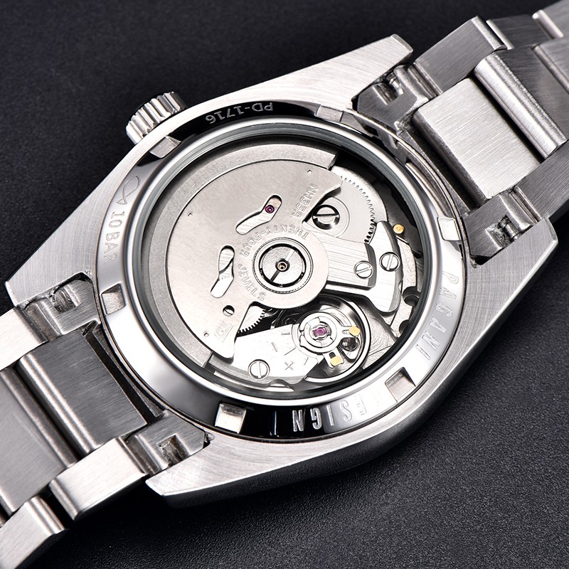 PAGANI Top Brand Design Automatic Men's Watch Stainless Steel 10Bar Waterproof Mechanical Watch for Men NH35 Sapphire Glass Watch