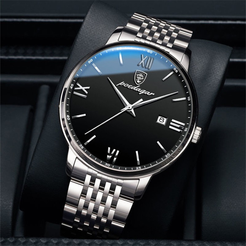 2021The New Brand Luxury Men Watches Waterproof Stainless Steel Quartz Watch Men Date Calendar Business Wristwatch A4167