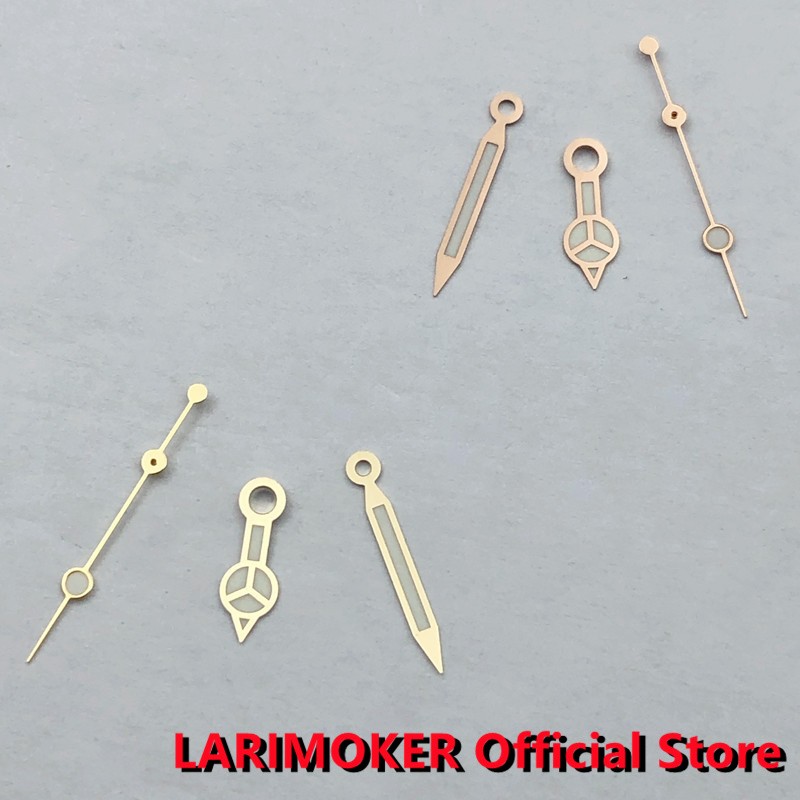 LARIMOKER ووتش Gands الأخضر مضيئة الأيدي صالح NH35 NH36 NH38 ايتا 2836 2824 ميوتا 8205 8215 821A Mingzhu DG 2813 3804 حركة