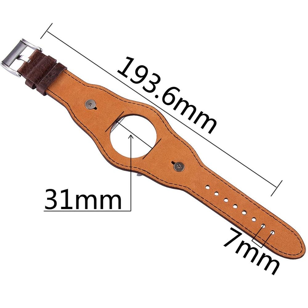 cuff bracelet for apple watch band 44mm 40mm leather watchband iWatch 42mm 38mm strap correas strap for series 6 se 5 4 3 7 45mm