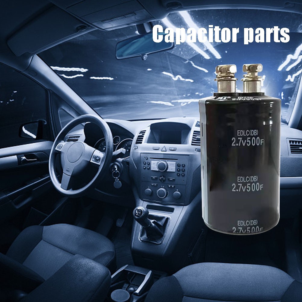 2.7V Electrolytic Capacitor 500F Electronic Components Automotive Circuit Metal Farad Capacitor For Car