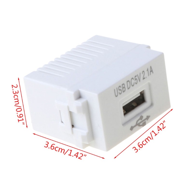 128 Type 220V to 5V 2.1A USB LCD Switch Adapter Module 2.1A Mobile Phone Charging Board USB Power Module Dropship New