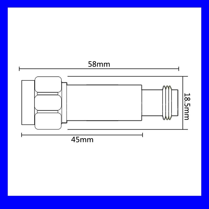 Free shipping 2W N-JK rf attenuator, DC-3GHz, 50ohm 1db, 2db. 3db, 5db 6db, 10db, 15db, 20, 30db 40db.