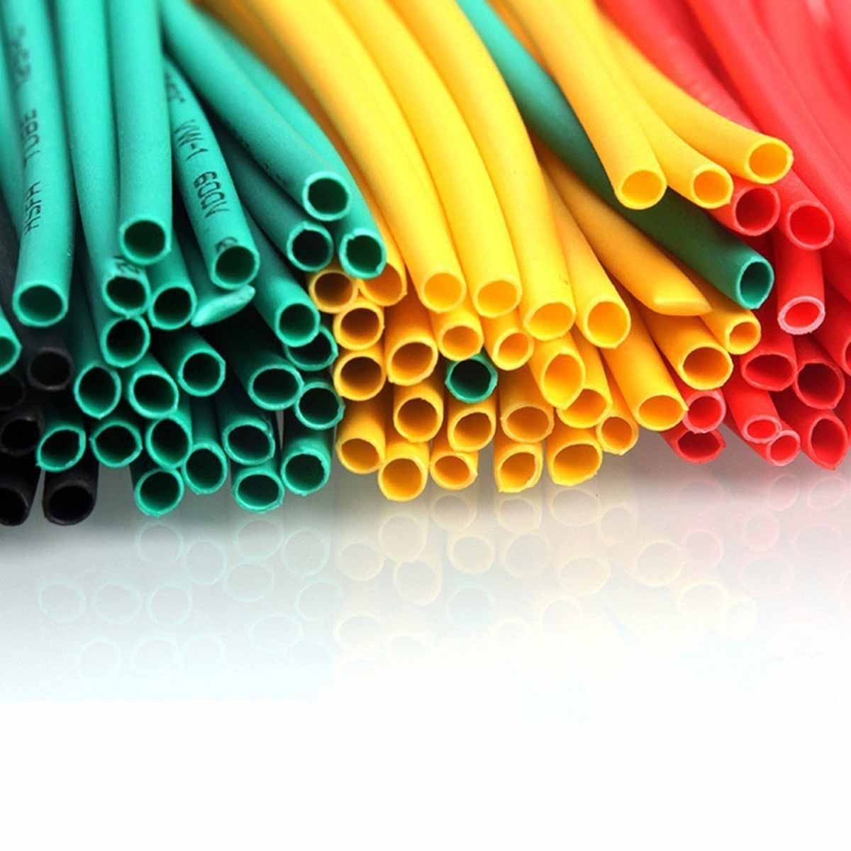 164pcs Heat Shrink Tubing Heat Shrink Tubing Wrap Kit Electrical Connection Wire Cable Insulation Sleeving