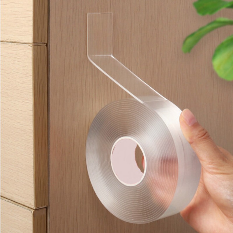 Self-adhesive Traceless Double Sided Nano Tape Waterproof Transparent Wall Stickers Heat Resistant Bathroom Home Decor Tap