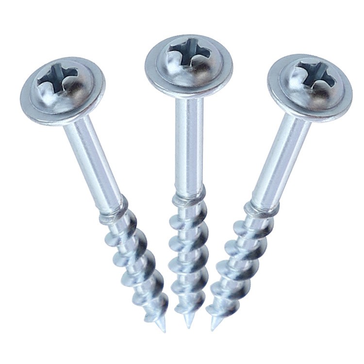 100pcs Pocket Hole Screws 25-63mm Coated Cross Self Drilling Screw ST4 Drive Screw Pocket Hole Jig System Woodworking Tool