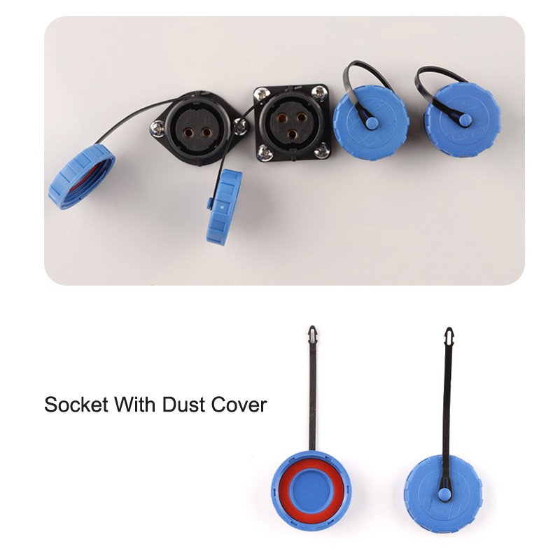 LP/SP20 IP68 Waterproof Connector Aviation Plug and Socket Male Female Cable Connectors Set 2-7 Pin Soldering Quick Connection