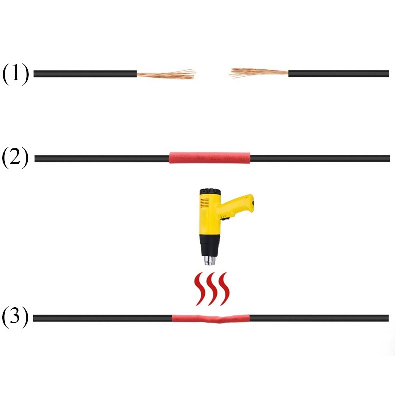 328 قطعة/المجموعة الحرارة يتقلص أنبوب كيت حلو يتقلص التفاف الأكمام أنابيب سلك كابل حامي الحرارة تقلص غمد 8 الأحجام