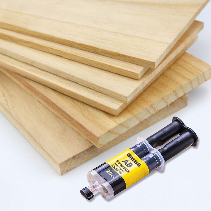 4/25ml P Practical Epoxy Resin AB Glue For Repair Metal Plastic Wood Glass Ceramic Fast Drying Strong Adhesive Liquid Glue