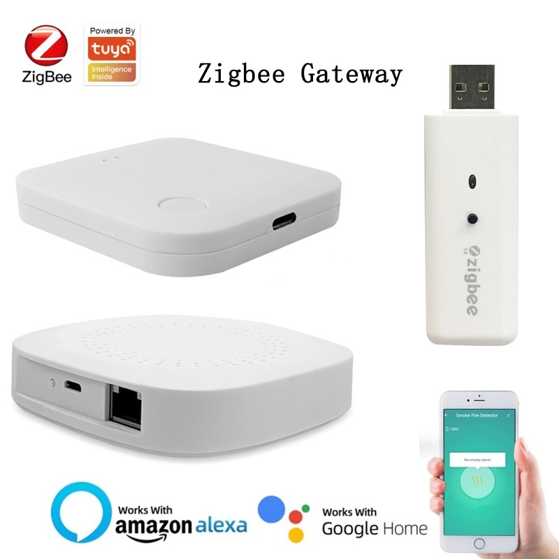 ZigBee 3.0 Smart Temperature Humidity Sensor Environment Detector System Work with Alexa Google Smart Home Life Tuya Gateway Hub