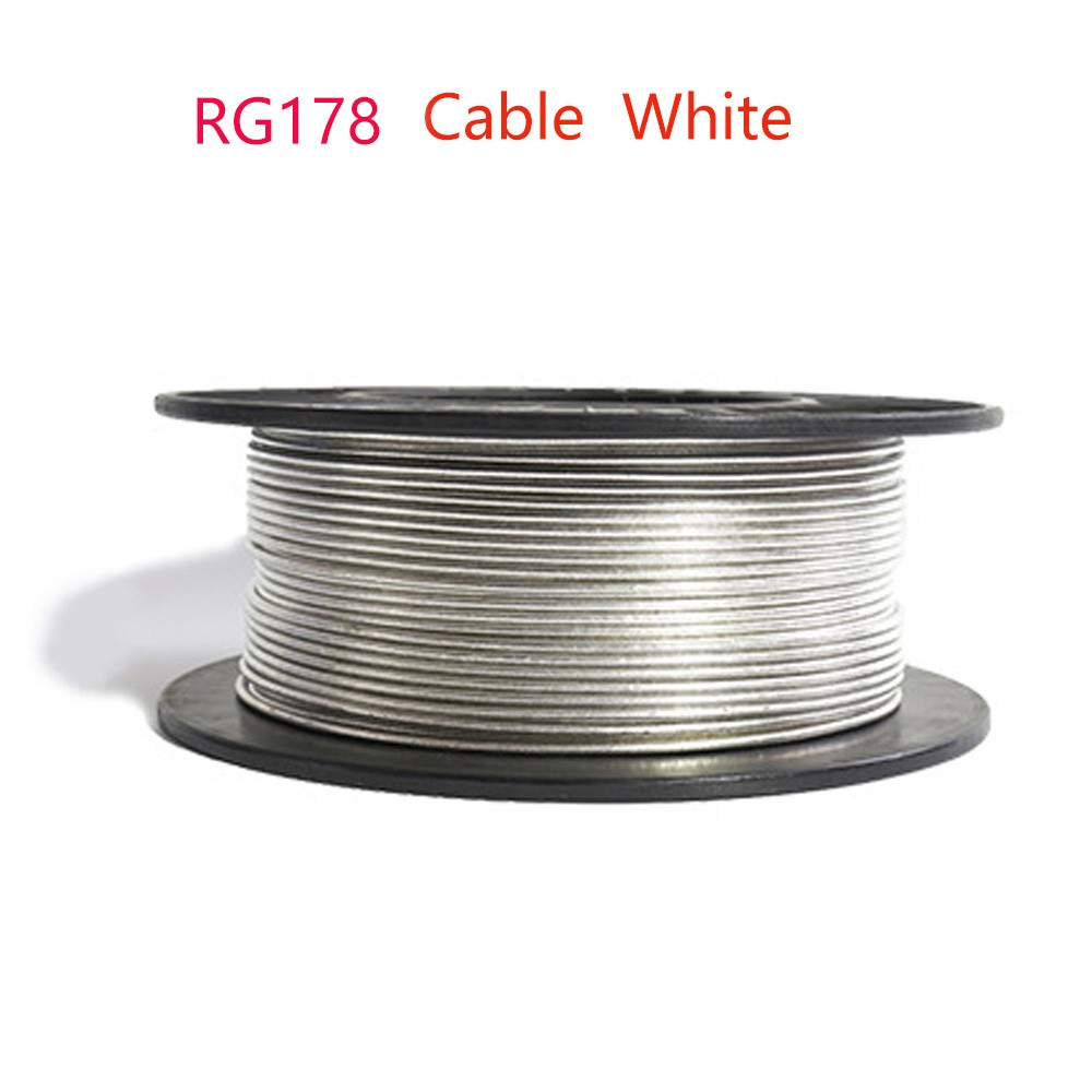 RG178 Cable Connector Wire RG-178 RF Coax Coaxial Cable 50 Ohm 10m 20m 30m 50m 100m