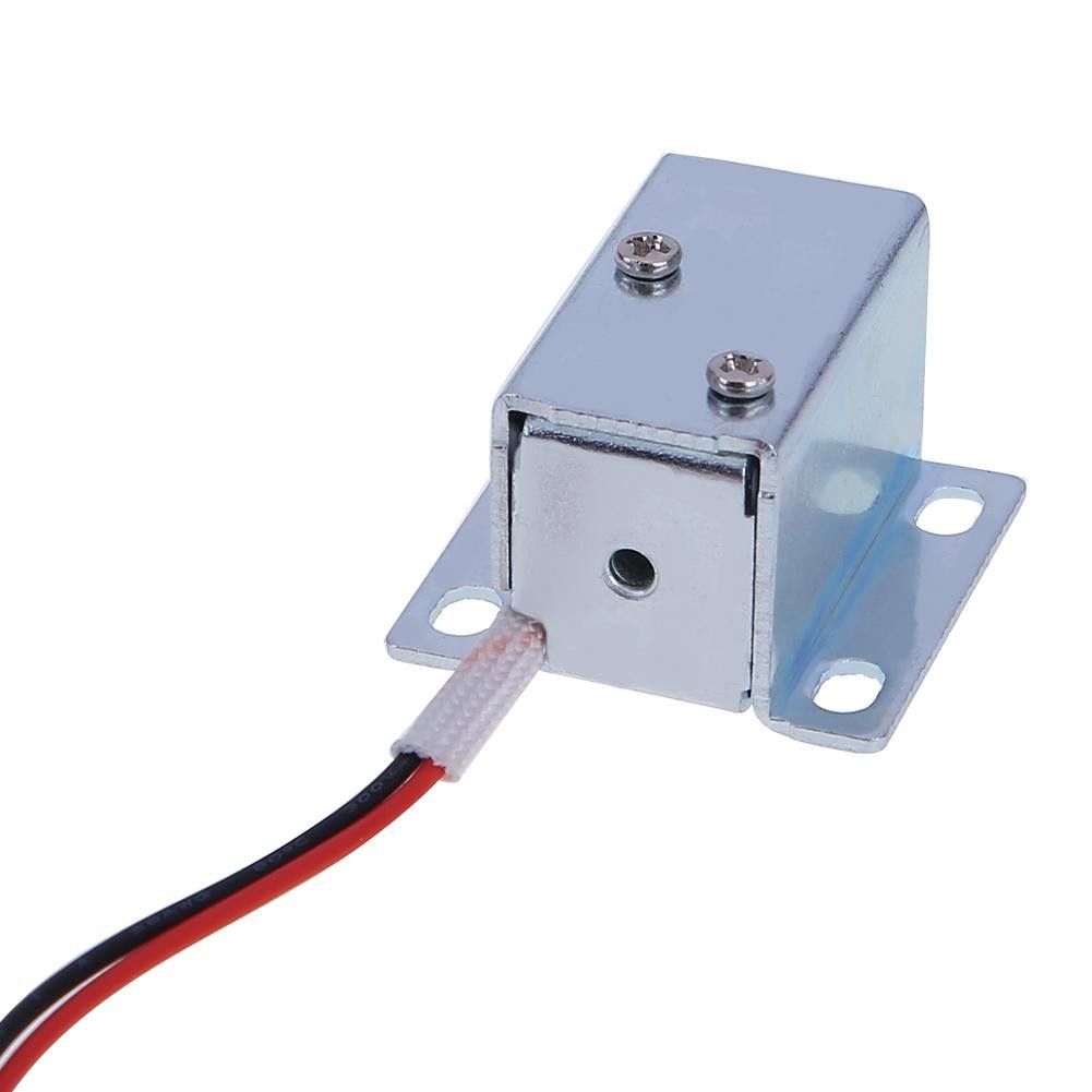 Auto Lock Home Improvement 6/12V DC Mini Small Solenoid Electric Control Cabinet Lock Electromagnetic Intelligent Drawer Lock