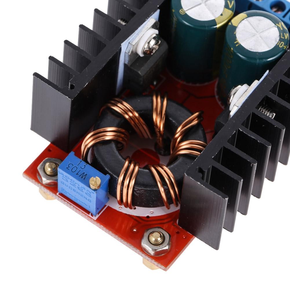 150W DC-DC Max 6A Boost Converter Step-down Potentiometer 10-32V to 12-35V Adjustable Power Supply Module