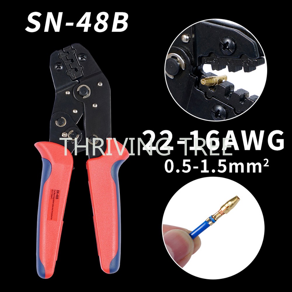 400/600pcs Bullet Terminals Car Auto Motorcycle Terminals Crimp Terminals Electrical Wire Connectors Bullet Connectors SN48B Crimping Kit