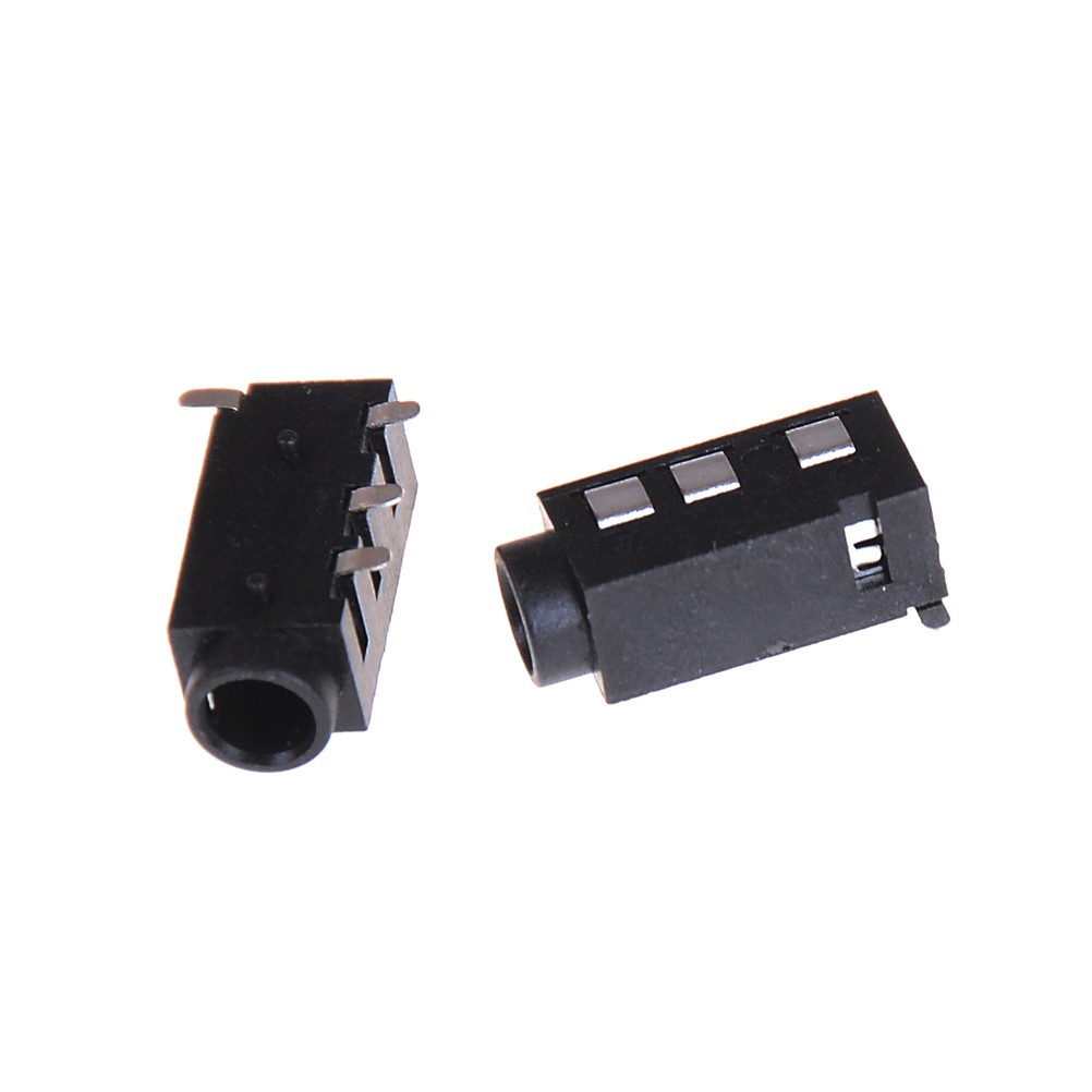 10pcs/lot PJ-320D 4 Pins SMD 3.5mm Female Headphone Jack Connector PCB Mount Wholesale