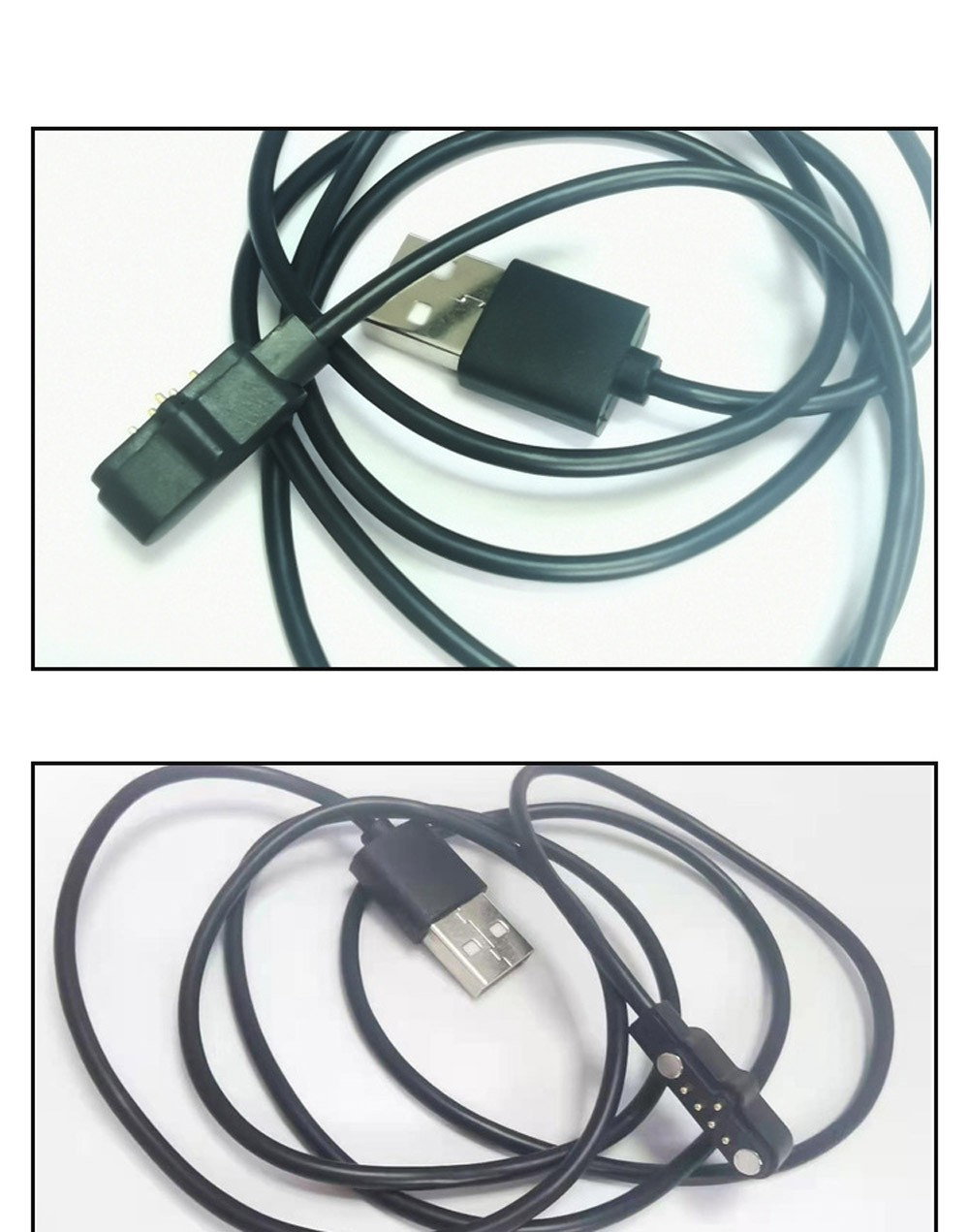 1 قطعة 5 دبوس بوجو المغناطيس كابل للأطفال ساعة ذكية كابل شحن USB 2.54 مللي متر كبل شحن ل A20 A20S TD05 V6G المغناطيسي شاحن