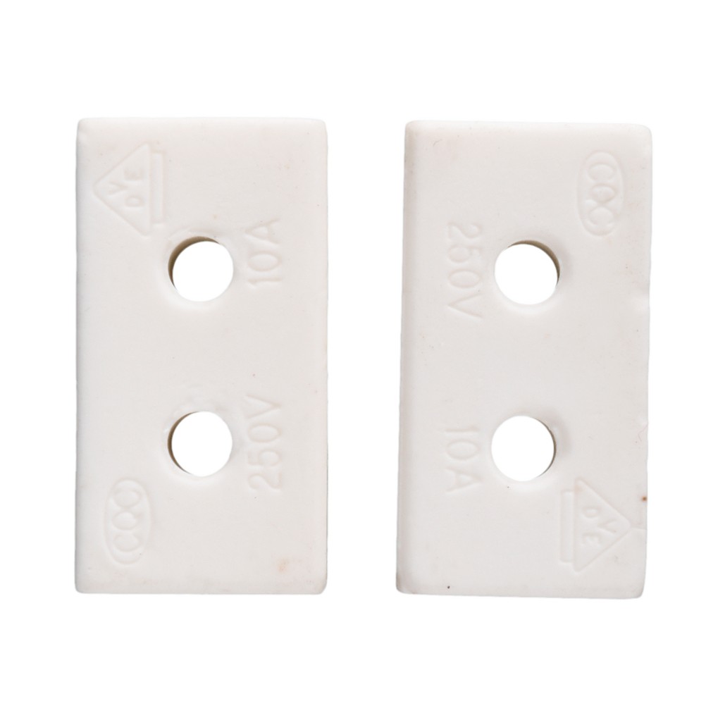 2pcs/lot 425 Degree 10A-3P Ceramic Bits Post Terminal Blocks for SOS 10A 250V Electrical Equipment Connectors Terminals