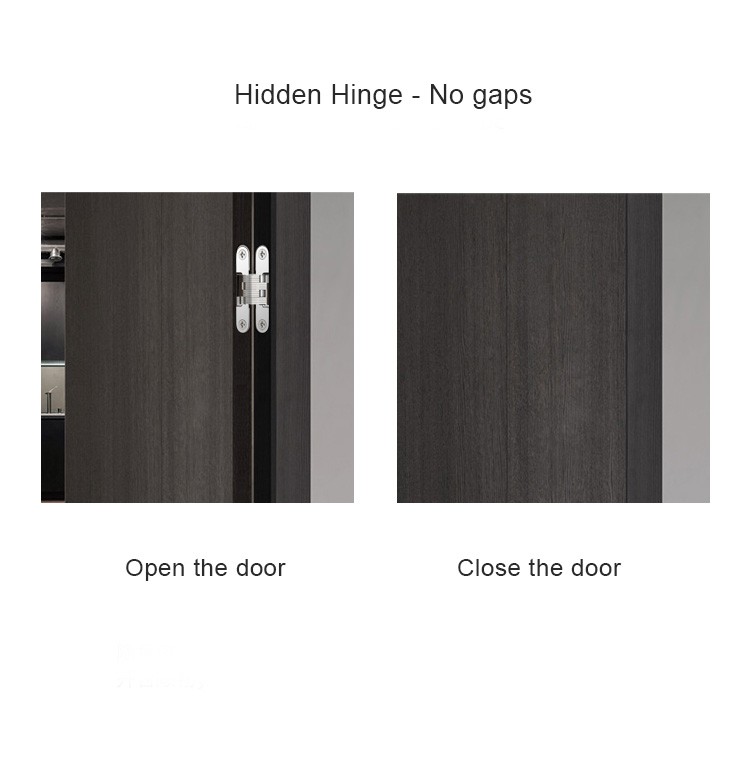 Hidden Hinge Invisible Folding Door Concealed Cross Hidden Hinges for Furniture Hardware Cabinet Folding Door Wooden Box Front