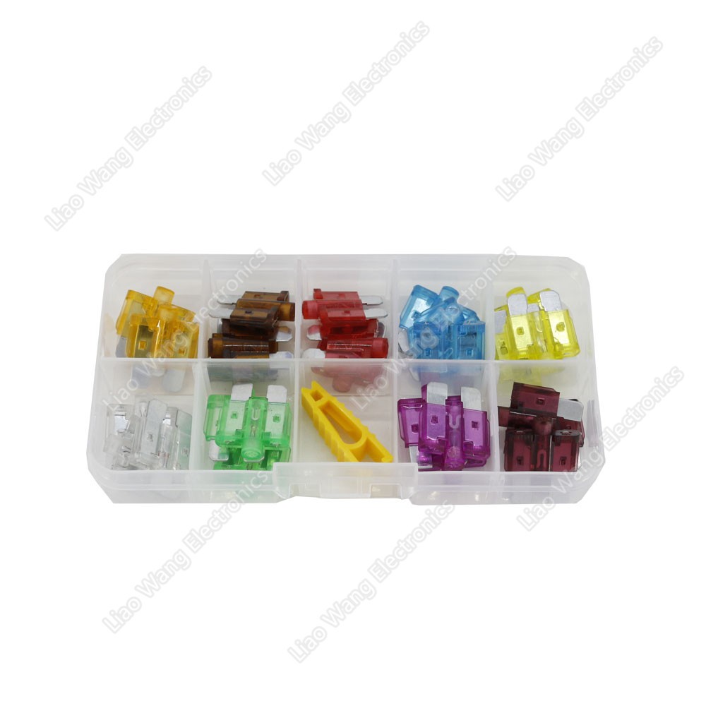 5-40A Auto Fuse For 27pcs Medium/45pcs Small Type With Light In 1 Box Car Fuse 32V Plug In Type