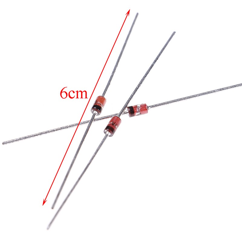 50 قطعة/الوحدة 1 واط 5.1 فولت منظم 1N4733A 1N4733 IN4733A IN4733 5V1 فولت DO-35 زينر ديود تشكيلة متنوعة مجموعة بالجملة
