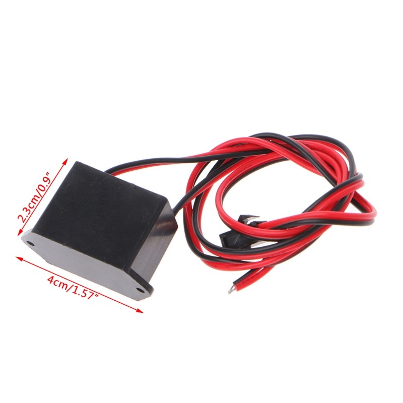 Mini Power Controller with EL Cable Cable, 1-5m, DC 12V, Flexible, Neon Lighting Strip, Power Driver Inverter