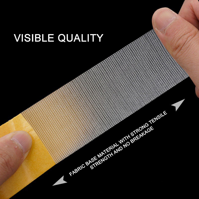 50 Meter Double Sided Tape High Temperature Resistance PET Tape Trace Transparent Heat Resistant Strong Double-Sided Adhesive